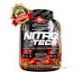 NitroTech Protein Powder Plus Creatine Monohydrate Muscle Builder, 100% Whey Protein with Whey Isolate, Milk Chocolate