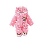 Baby Winter Jumpsuit / Romper-pink