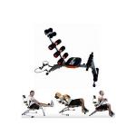 Multifunction Abdominal Six Pack Care Bench - Black