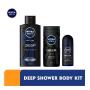 Nivea Men Deep Lotion + Shower Gel + Deo Rollon Kit
