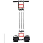 Generic Tummy Trimmer - 3 Spring with Hand Grip Function - Black