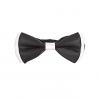 Generic Black And White Matt Satin Boys` Bow Tie