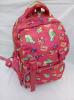 Pink school bag for girls