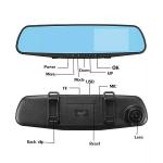 FRONT& REAR CAMERA REAR VIEW MIRROR DASHCAM FULL HD RECORDER
