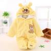 Warm Yellow Dotted Baby Romper