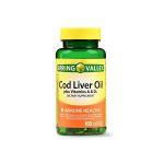 Spring valley Cod Liver Oil With Vitamin A & D 100 Softgels
