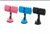 Sunction Sit Up Bar With Suction Disk, Height Adjustable From 17cm-20cm, Steel, Foam, Rubber, 27*12*(17-20)cm, Pink/Blue/Black
