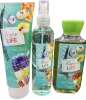 Body Luxuries Enjoy Life Body Splash Body Cream Shower Gel 3-In-1 Set