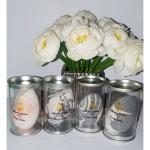 Beauty Sponge- Grey & White Marble Oblique