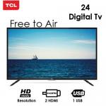 TCL 24D300 24 inch HD Digital LED TV - Black