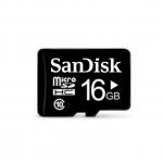 Sandisk 16GB Memory Card MicroSDHC™ + Free Adapter