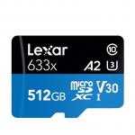 Generic Lexar 633x 512GB High-speed Flash Memory Card Sports Camera Mobile Phone TF Car Driving Recorder Memory Card