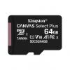 Kingston 64GB 100MB/s SDCS2 Class10 UHS-1 U1 V10 A1 Micro