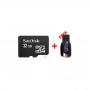 Sandisk Mem , Memory, Micro SD Card  + FREE Card Reader