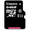 Kingston Class 10 Micro SDHC UHS-1 Memory Card 80MB/s -Black