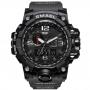 Smael Multi-function Electronic Mens Watch G Sport Military S Shock LED Digital Wrist Watches for Men Reloj Hombre Saat Erkekler(Gray Black)
