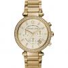 Michael Kors Gold-tone Chronograph Woman`s Watch