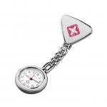 Fashion Nurses Watch - White & Metallic