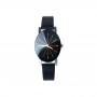 Quartz Ladies Quartz Leather Wrist Watch -Black