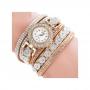 Ccq Women Fashion Casual Analog Quartz Women Rhinestone Watch Bracelet Watch BG