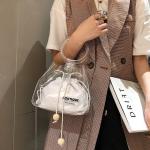 Generic Ladies Fashion Transparent Shoulder Bag Handbag White