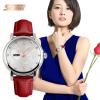 Skmei Fashion Watches Women Leather Strap Quartz Dress Wristwatch