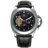 Forsining Men Mechanical Automatic Dress Watch with Gift Box FSG005M3S3 (Black)  BlueLine