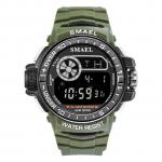 Smael Men Digital Wristwatch Led Display Men Watches Automatic Mechanical Men Clock Waterproof1626B Luxury Watch Men Millitary(Armygreen)