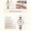 Curren Woman Watches Waterproof Alloy Case Leather Band