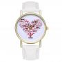 Generic Tectores Zhou Lianfa Classic Leather Watch Gift Trend Student Couple Quartz Watch