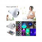 Generic Light Bulbs-LED RGB White Color Music Light Bulb-E27 Wireless Smart Dimmable