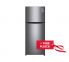 LG GN-B202SQBB Refrigerator, Top Mount Freezer, 202L + Free Fleece