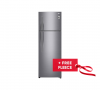 LG GL-G442RLCM Refrigerator, Top Mount Freezer, 358L + Free Fleece