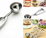 Stainless Steel Ice Cream Scoop Silver Big