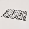 Table Mat Decor Silver/Brown 4 pcs