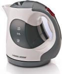 Black & Decker 1 Liter Concealed Coil Electric Kettle, Grey/White - JC120-B5