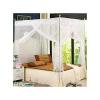 Universal Mosquito Net with Metallic Stand - White