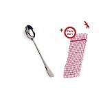High Quality Long Ice Cream Teaspoon / Tea Spoon (+ Free Gift Hand Towel).