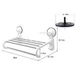 Generic Stainless Steel Washroom Towel Rack Hanging Bar Rod