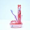Toothbrush Holder 3 Holes Red Acrylic