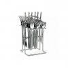 Generic 24 pcs Stainless Steel Cutlery Set Cutlery + Rack Stainless Steel