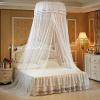 Net Round Double Decker Mosquito Net - Free Size - White