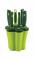 Stainless Steel Kitchen Knife & Peeler Set Green 6 Piece