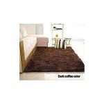 Shaggy Fluffy Carpet - 5x9 - Dark Coffee