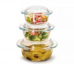 Generic High Borosilicate Glass Casserole Set