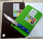 2 Chopping boards + Knife