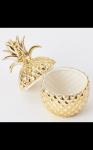 Ceramic Chic Pineapple Tea Coffee Sugar Jars Storage Canisters