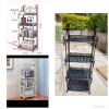 4 Tiers / Layers Metallic Kitchen Racks/Kitchen Organizer Stand
