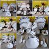 High Quality Quadra dinner set dinner set/plates/cups/bowls/Kauro/serving dishes Multicolour 39pcs