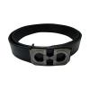 Belt New Men`s Leather Belt Casual Business-Black